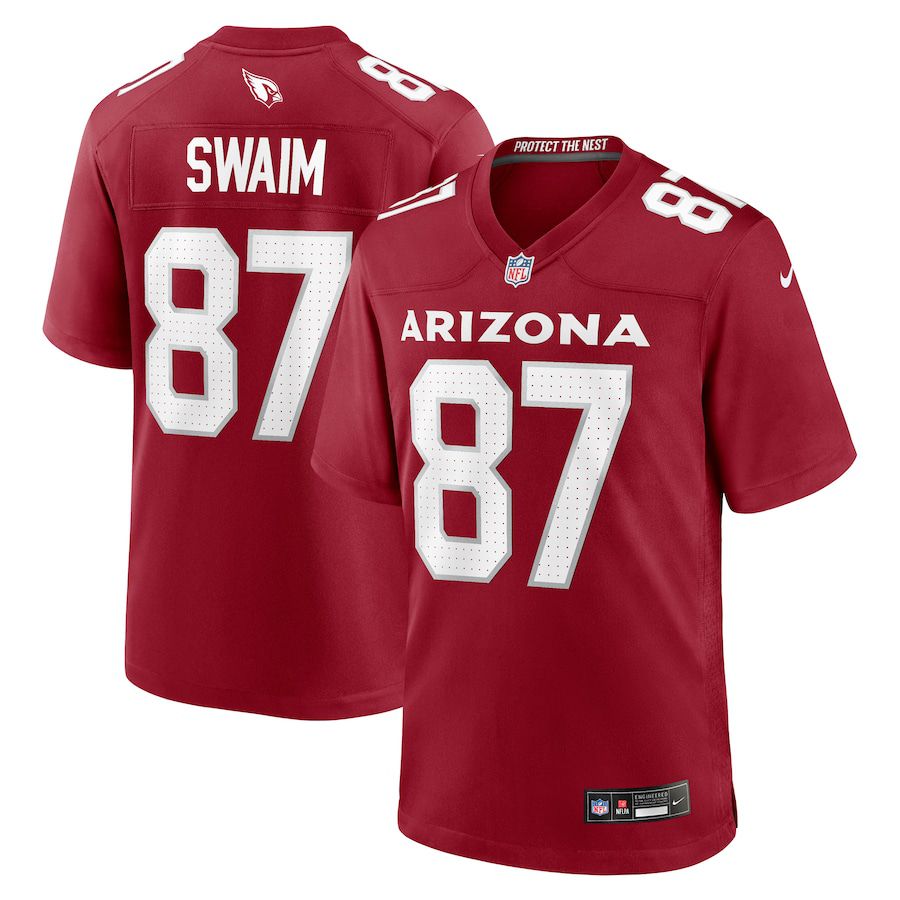 Men Arizona Cardinals #87 Geoff Swaim Nike Cardinal Team Game NFL Jersey->arizona cardinals->NFL Jersey